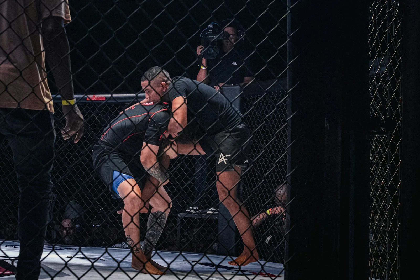 Compétition de MMA amateur et lutte de soumission