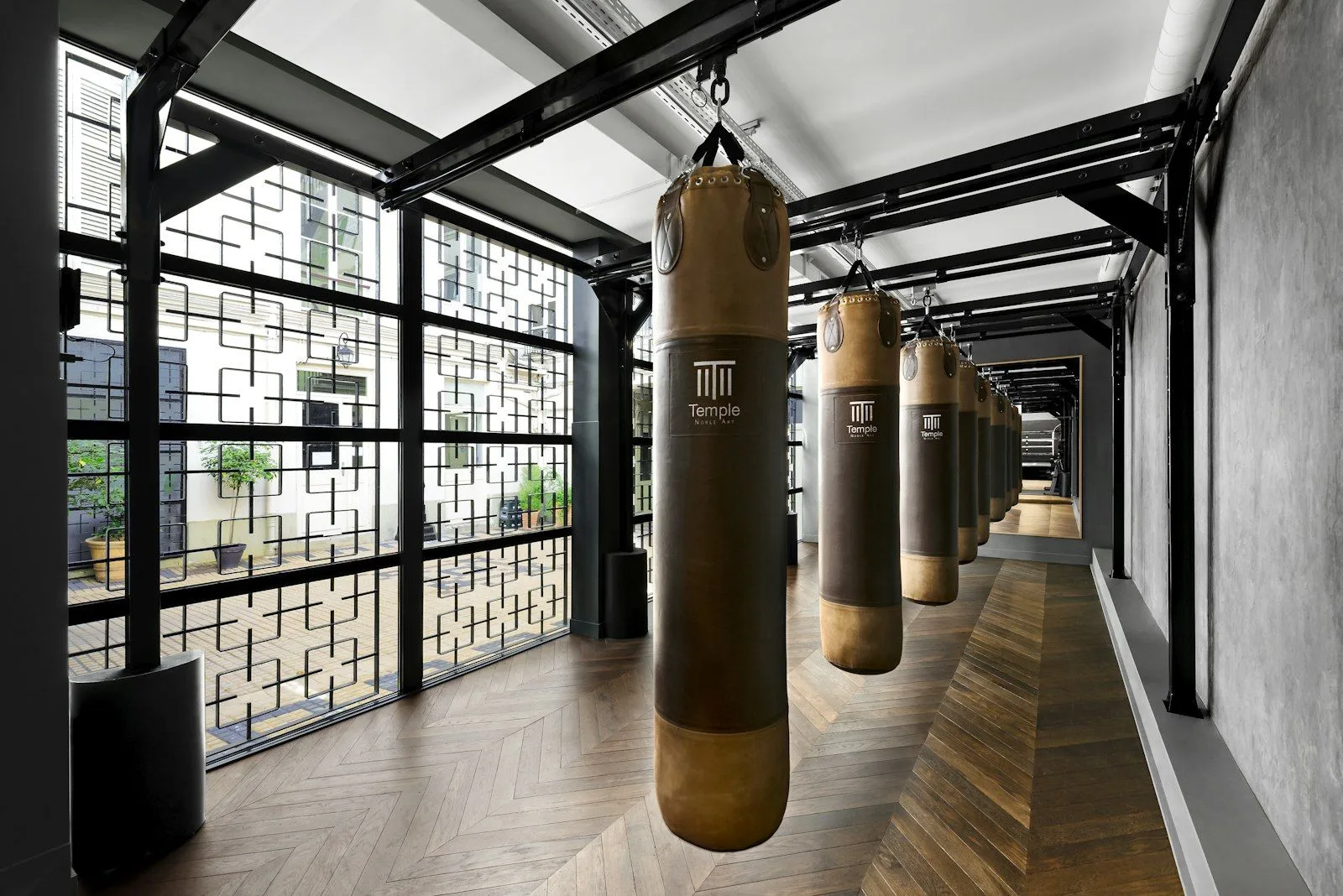 Salle d'entraînement du MMA Factory Paris